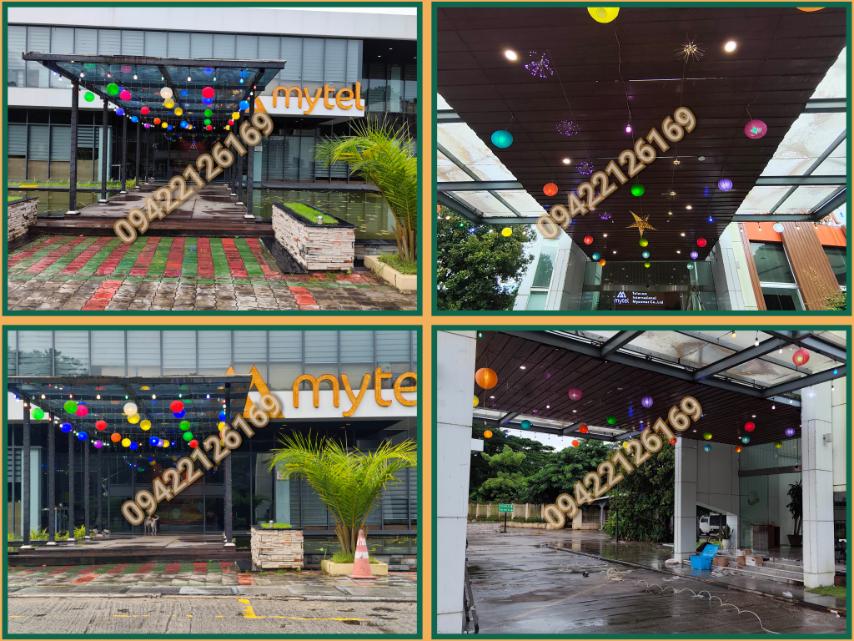 So, you're looking to light up your space for Thadingyut? Outdoor Lighting Decoration Services 
